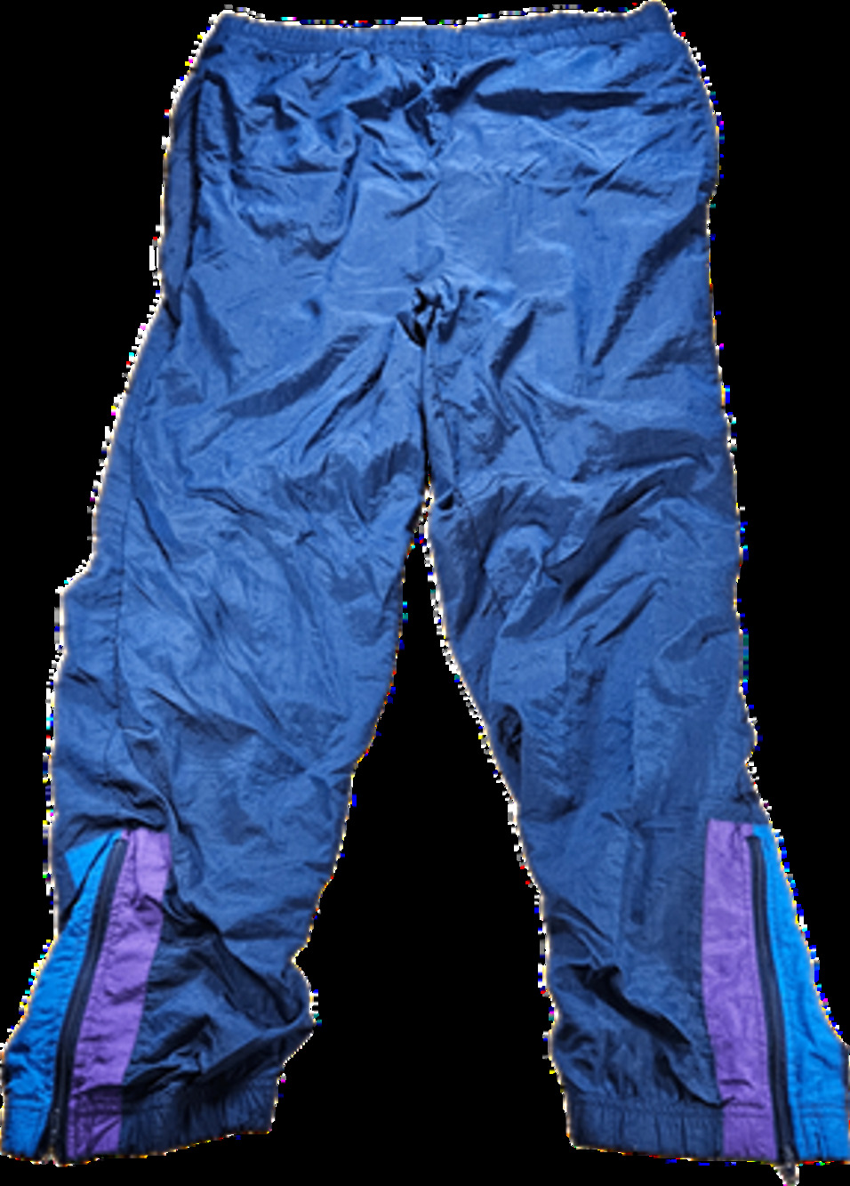 Vintage MacGregor Windbreaker Track Drawstring Pants Men’s L Blue Lined *Stained
